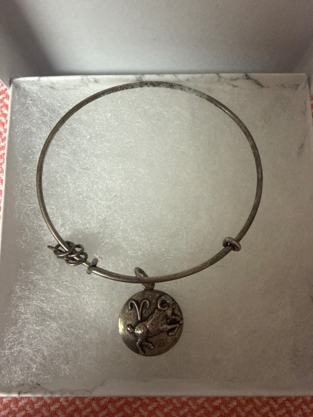Alex and Ani 2017 Aries Bangle Charm Bracelet